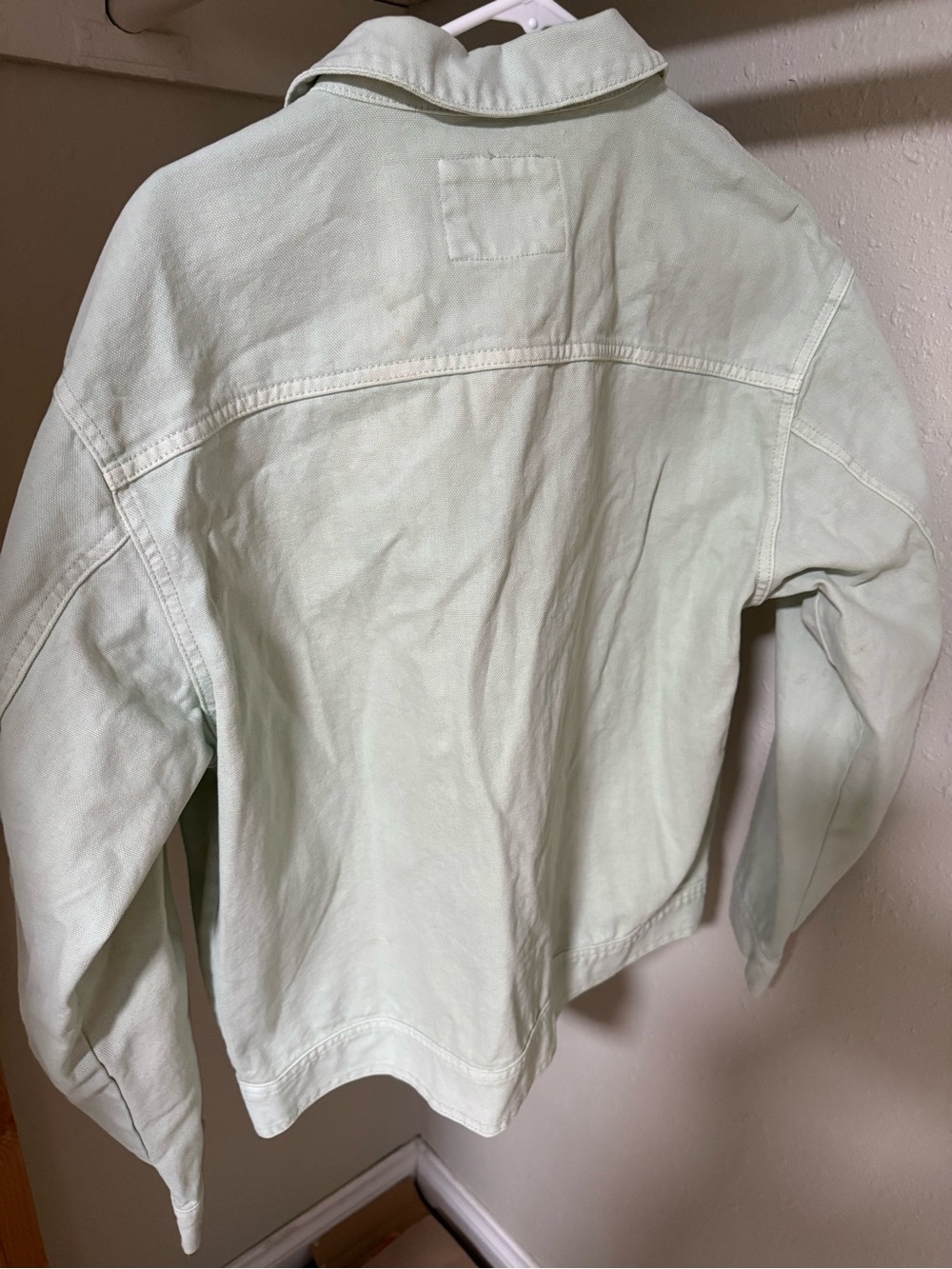 Forever 21 Light Mint Green Denim Jacket